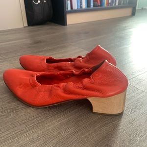 Rachel Comey Red leather heels